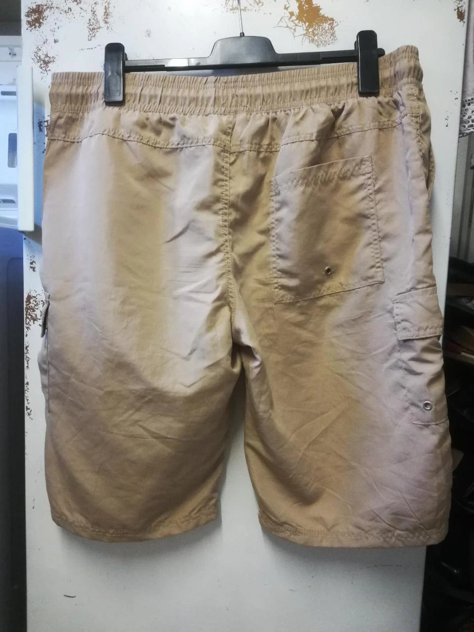 Bermudas (largo 60 cm) elástico Ecru/Sable etiqueta T.XL – photo 12